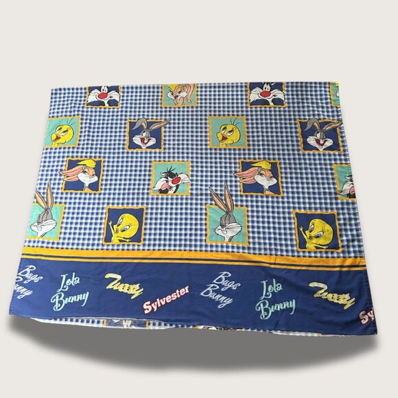 Vintage Looney Tunes Twin Flatsheet - Picture 3 of 3